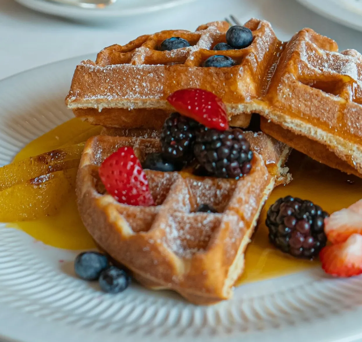 Best vanilla honey waffle in Calgary, AB