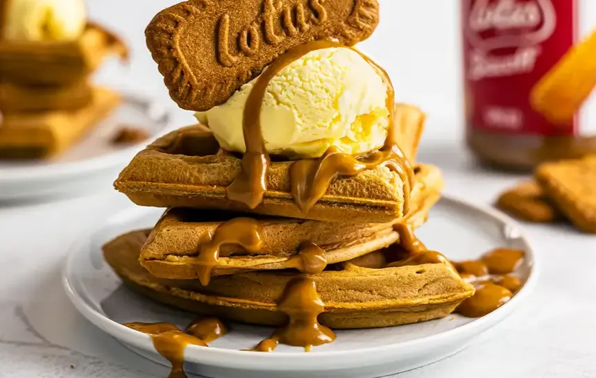 Delicious Lotus Biscoff Waffle in Calgary, AB